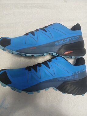 Salomon Speedcross 5 Trail Running Shoes Men's Size 12 Blue